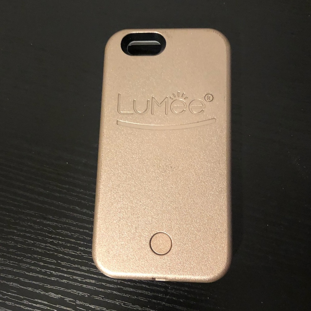 Rose gold LuMee case for iPhone 6s